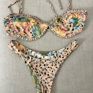 Agua Bendita Floral Bikini - Multicolor